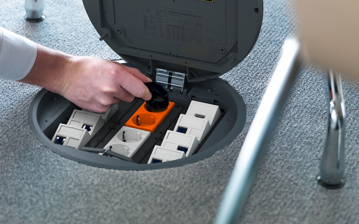 Влагостойкий лючок simon для наливного пола под 1 механизм k45